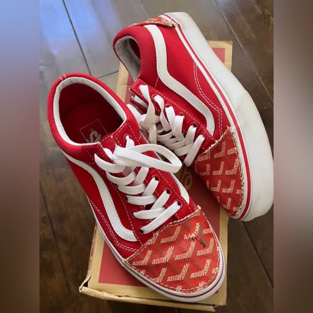Goyard Vans made with authentic material